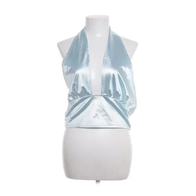Halter neck top (Blue) from NLY One Polyester, Elastane