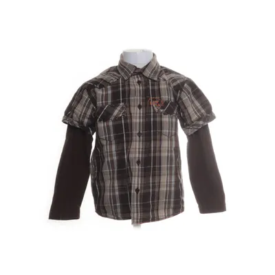 Skjorta (Brun, Beige, Flerfärgad) från Kids by Lindex Bomull