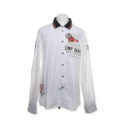 Skjorta (Vit, Flerfärgad) från Camp David Bomull