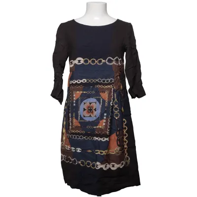 Dress (Blue, Brown, Multicolored) from Maliparmi Viscose, Wool