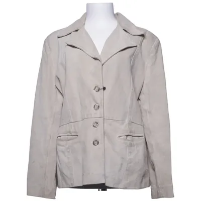 Blazer en cuir (Vert) de Gina & Arturo Cuir