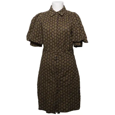 Skjortklänning (Svart, Grön) från Copenhagen Muse Bomull, Polyester, Viskos