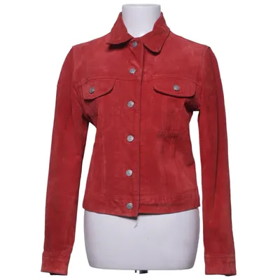 Leather jacket (Red) from Gipsy by Mauritius Leather, Polyester