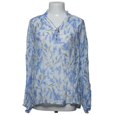 Blouse (Blauw, Wit) van Lara Viscose