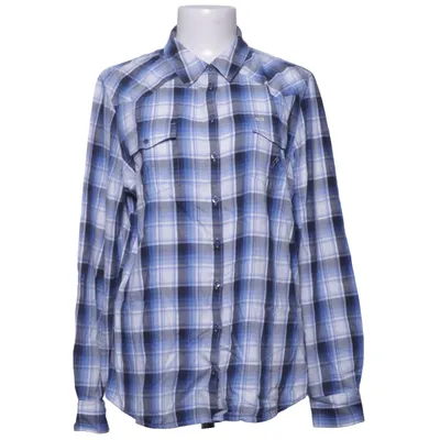 Chemise (Bleu, Blanc, Noir) de Wrangler Coton