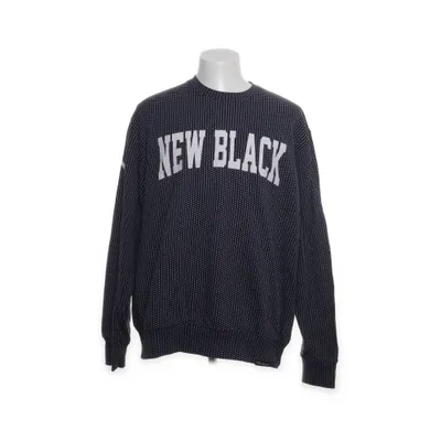 Sweatshirt (Blauw, Wit) van New Black Katoen, Polyester