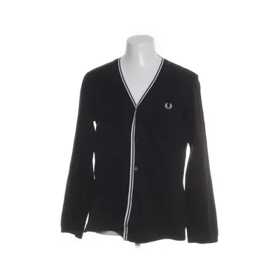 Cardigan (Black, White) from Fred Perry Cotton