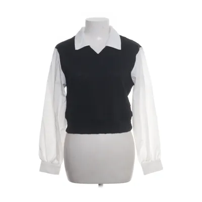 Top (Wit, Zwart) van Shein Polyester, Elastaan