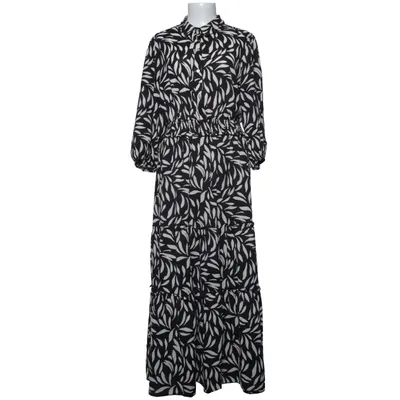 Robe longue (Noir, Blanc) de Kate and Lily Élasthane, Polyester