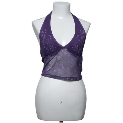 Halterneck top (Lilla) fra Romwe Elastan, Polyester