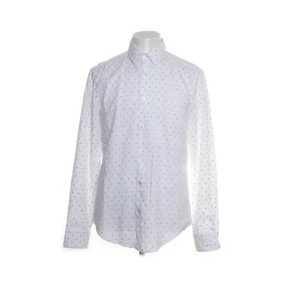 Skjorta (Vit, Blå) från Boss Hugo Boss Bomull