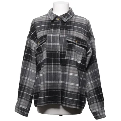 Flanellskjorta (Grå, Svart, Vit) från Noisy May