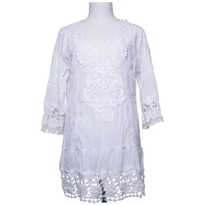 Robe de plage (Blanc) de Indian Emporium Coton