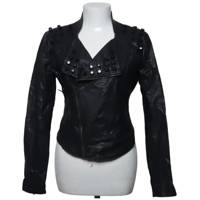 Bikerjakke (Sort) fra Vera & Lucy Polyester, Polyurethan