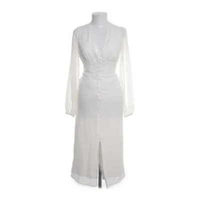 Kjole (Hvid) fra Gina Tricot Elastan, Polyester