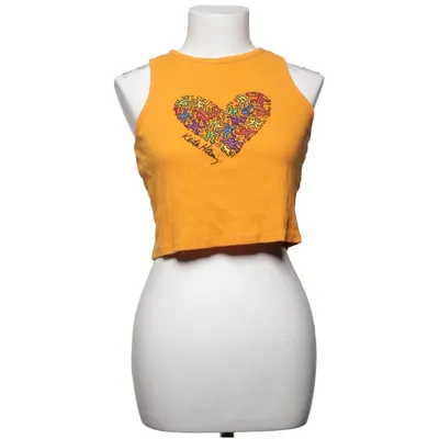 Crop top (Orange, Flerfärgad) från Keith Haring Bomull, Elastan