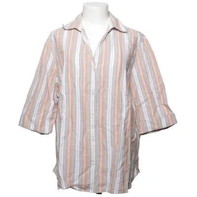 Short sleeve shirt (Beige, Multicolored) from Brookshire Cotton, Linen