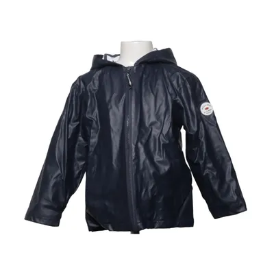 Rain jacket (Blue) from WEEK-END à La Mer Cotton, Polyester, Polyurethane