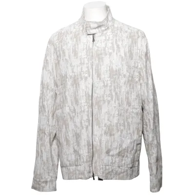 Jacka (Beige, Flerfärgad) från John Varvatos Bomull, Kupro, Skinn, Linne