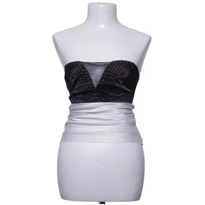 Tube top (Zwart, Zilver) van Jane Norman Elastaan, Polyamide, Polyester
