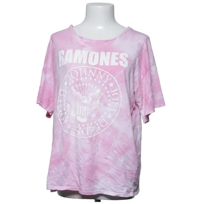T-shirt (Roze, Wit) van Pull & Bear Katoen