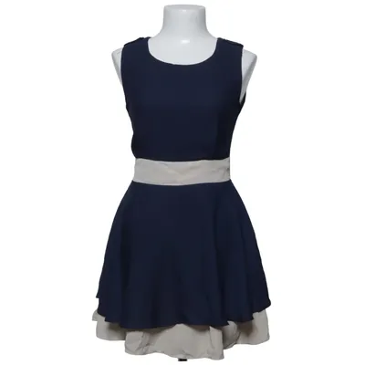 Cocktailkleid (Blau, Beige) von Meng Fei Lu Polyester