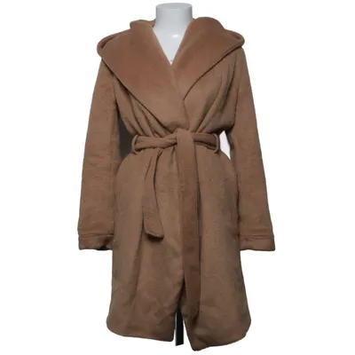 Coat (Brown) from Glamorous Polyester, Wool