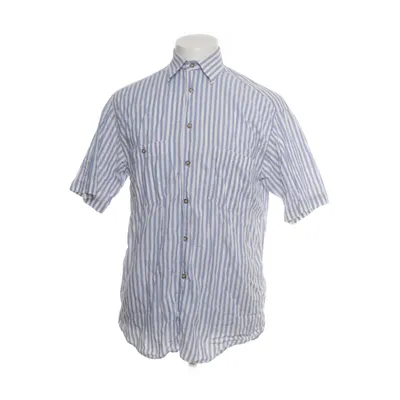 Short sleeve shirt (Blue, White) from Aquascutum