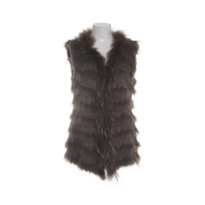 Fur vest (Brown) from CKN of Scandinavia Cotton, Rabbit fur
