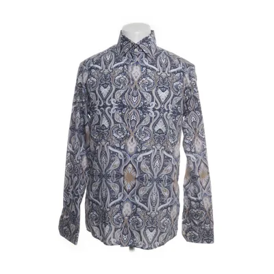 Shirt (Blauw, Meerkleurig) van Eton Katoen