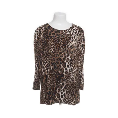 T-shirt à manches longues (Marron, Noir, Blanc, Multicolore) de Kim & Co Élasthane, Polyester