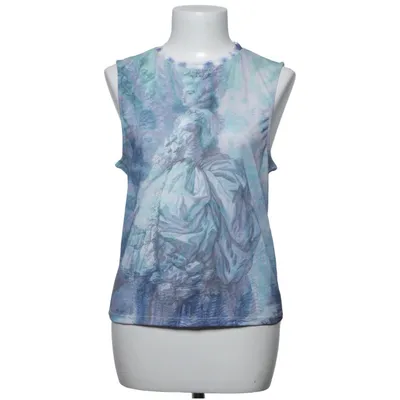 Tanktop  (Blå, Grøn, Flerfarvet) fra Desigual Elastan, Polyester