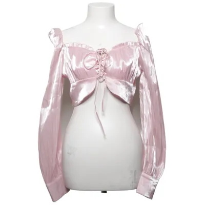 Crop top (swblouse0721041) fra Shein Elastan, Polyamid, Polyester