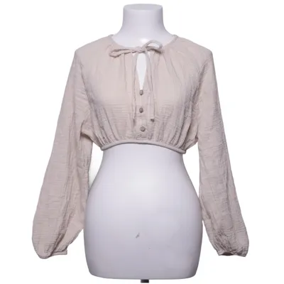 Crop top (Beige) from Pull & Bear Cotton