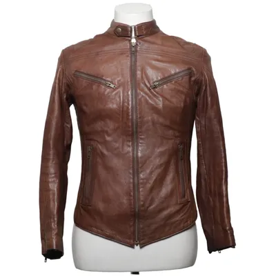 Leather jacket (Brown) from Attraction Leather, Polyester