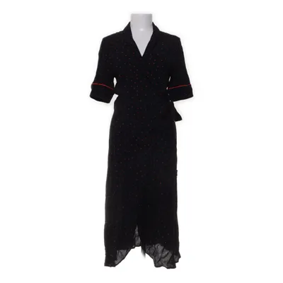 Wikkeljurk (Zwart, Rood) van Ganni Viscose
