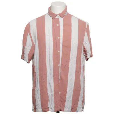 Korte mouwen shirt (Roze, Wit) van Bershka Viscose