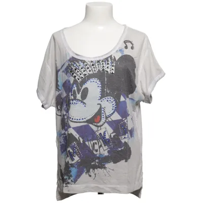 T-shirt (Grijs, Blauw, Zwart) van Disney Katoen, Modal