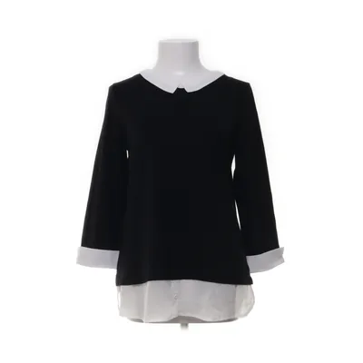 Blouse (Black, White) from Isolde Elastane, Viscose