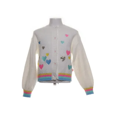 Kofta (Vit, Flerfärgad) från Billieblush Akryl, Polyester