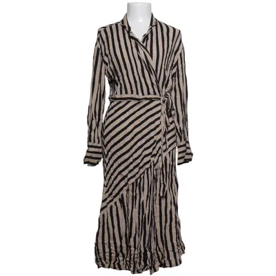 Omlottklänning (Svart, Beige) från Gina Tricot Viskos