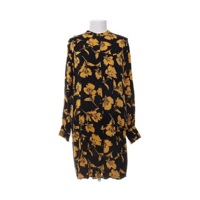 Kjole (Sort, Gul) fra Ichi Viscose