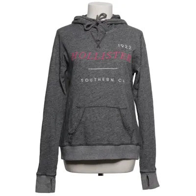 Hoodie (Gray) from Hollister Cotton, Polyester