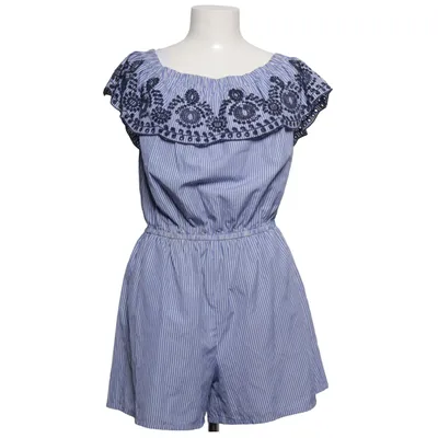 Byxdress (Blå, Vit) från Dorothy Perkins Bomull, Polyester