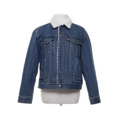 Lined denim jacket (Blue) from Levi Strauss & Co Cotton, Faux fur