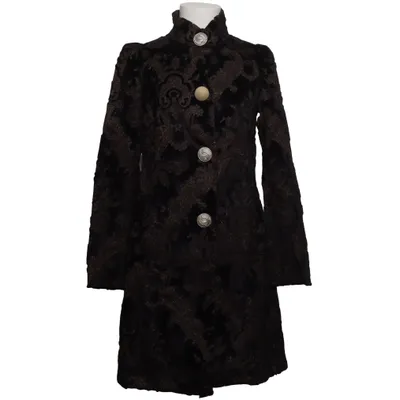 Manteau (Noir, Gris) de Bottega Acrylique, Polyamide, Polyester, Viscose