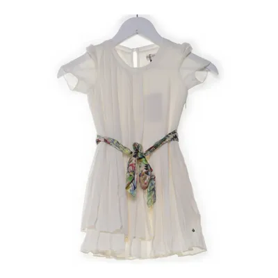 Dress (White) from SuperTrash Girls Cotton, Polyester, Silk
