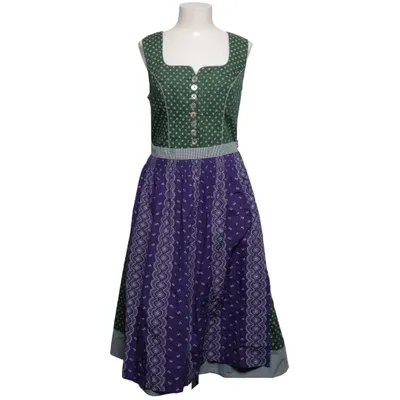 Dirndl (Green, Purple, Multicolored) from Country Line Cotton, Polyester
