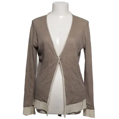 Cardigan (Beige, Marron) de Fabiana Filippi Coton, Lin, Polyamide