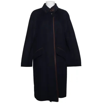 Jas (Blauw) van Hensel & Mortensen Alpacawol, Viscose